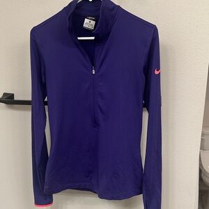 Nike Purple Long Sleeve Top with Pink Accents